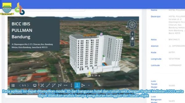 Dorong Tingkatkan Pendapatan dari PBB, Pemkot Bandung Buat Peta Kota 3 Dimensi