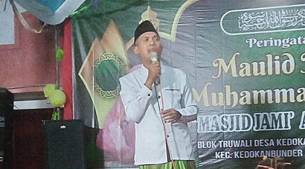 Warga Antusias Peringati Maulid Nabi SAW di Kedokanbunder Indramayu