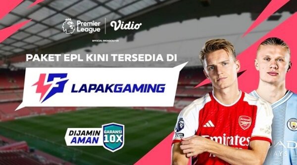 Lapakgaming Tawarkan Paket Nonton Premier League dan BRI Liga 1 di Vidio