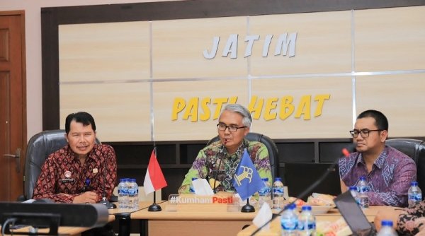 Biro Umum Apresiasi Pengelolaan Arsip di Kemenkumham Jatim
