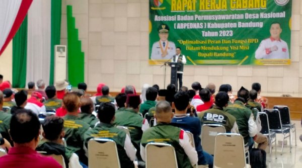 Raker ABPEDNAS, Bupati Dadang Harap BPD Bisa Menggali Potensi Desa
