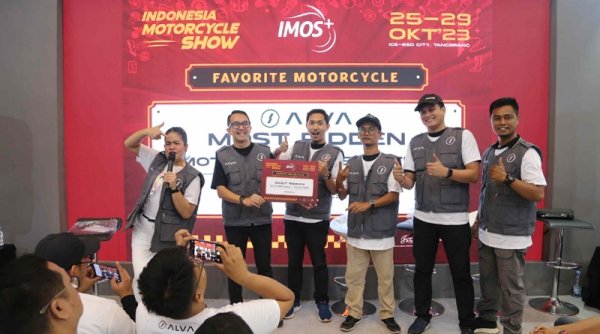 ALVA Raih Kategori Most Ridden Electric Motorcycle di Ajang Bergengsi IMOS+ 2023