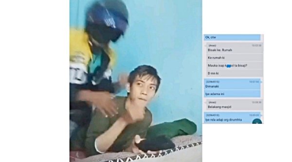 Pengemudi Ojol Aniaya Pemuda di Makassar karena Chat Mesum Sesama Jenis