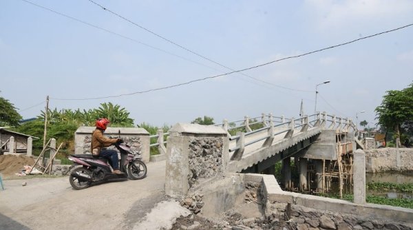 Proyek Betonisasi Ruas Jalan Kwangsan Sedati Sudah Rampung 100 Persen