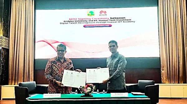 Huawei ICT Academy Tingkatkan Kapasitas Digital Universitas Andalas