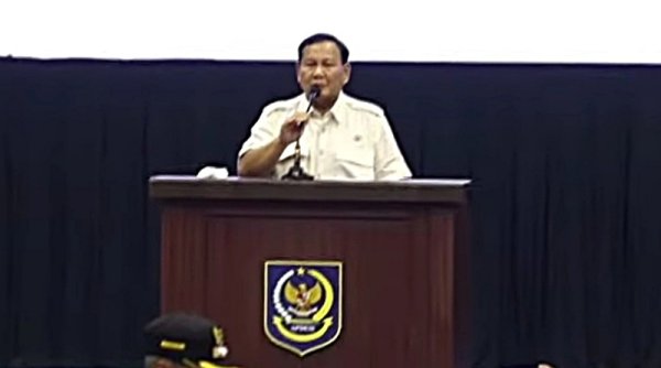 Menteri Pertahanan Prabowo Subianto Hadir di Rakerda APDESI Jawa Barat 2023, Ini yang Disampaikannya