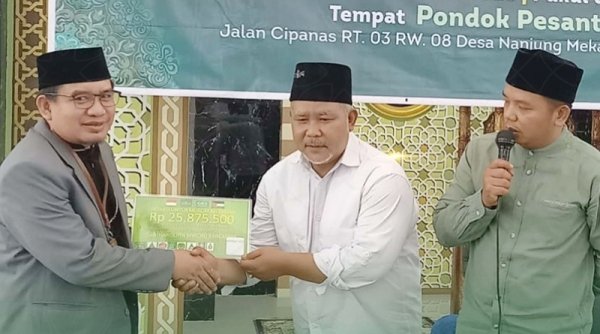 MWC NU di Kabupaten Bandung Serahkan Donasi untuk Palestina