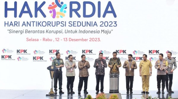 Peringatan Hakordia, Jokowi Dorong RUU Perampasan Aset Segera Diselesaikan