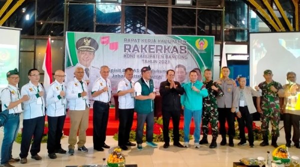 Rakerkab KONI Kab. Bandung Tahun 2023, Spirit BEDAS Mendukung Jabar Hattrick Juara
