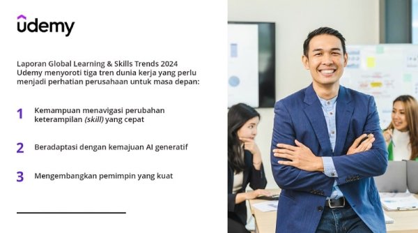 Laporan Udemy Ungkap Tren Seputar Masa Depan Pekerjaan, AI Generatif, dan Pergeseran Menuju Ekonomi Berbasis Keterampilan