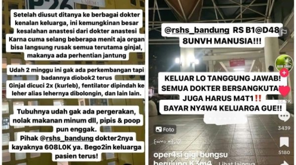 Geger, Unggahan Keluarga Pasien yang Menduga Petugas Medis RSHS Malpraktik, Humas: Sedang Ditindaklanjuti