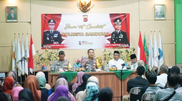 Kemacetan, Bank Emok dan Knalpot Brong Dibahas Pada Jumat Curhat Polresta Bandung di Cinunuk