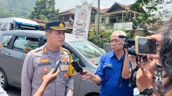 Libur Natal 2023, Kapolresta Bandung Pantau Jalan Raya Sadu Soreang