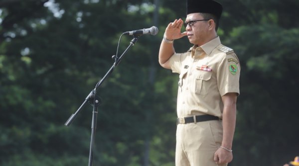 Apel Perdana di 2024, Ini Pesan Bupati Dadang Supriatna Kepada Para ASN
