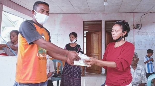 Gusdurian Peduli Bantu Warga Terdampak Erupsi Gunung Lewotobi
