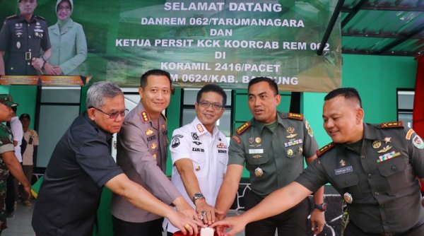Danrem 062/Tarumanegara dan Forkopimda Kabupaten Bandung Resmikan Koramil 2416/Pacet
