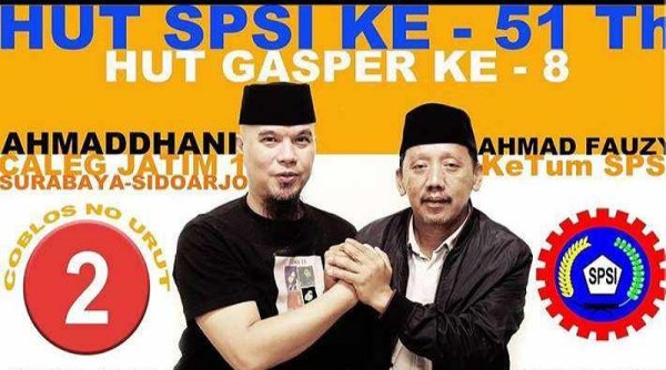 Hadirkan Prabowo dan Dewa 19, Peringatan HUT SPSI ke-51 dan Gasper ke-8 Termegah