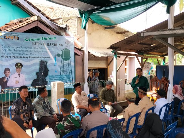 Kang DS Resmikan Pengelolaan dan Pengembangan SPAM di Ciparay