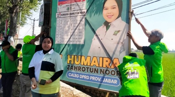 Inisiatif Sendiri, Humaira dan Tim AMIN Bongkar APK Pada Masa Tenang Kampanye Pemilu 2024