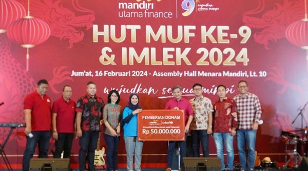 Peduli Pendidikan Anak, Mandiri Utama Finance Salurkan Donasi ke UNICEF