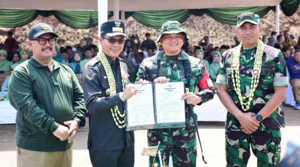 Bupati Dadang Supriatna Buka TMMD ke-119 di Desa Drawati Paseh