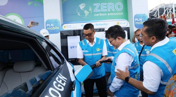 Pertama di Indonesia, PLN Operasikan Stasiun Pengisian Hidrogen untuk Kendaraan