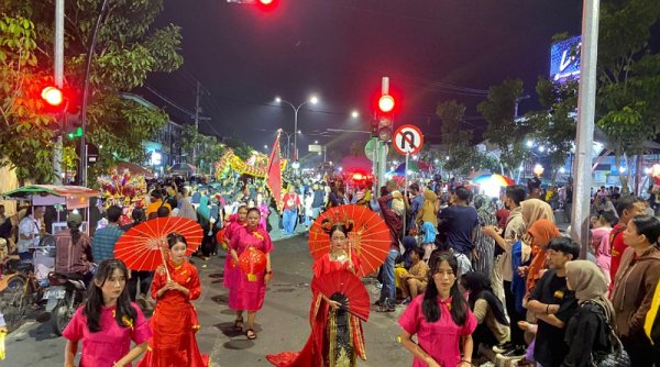 Semarak Malam Perayaan Imlek dan Cap Go Meh 2024 di Bojonegoro