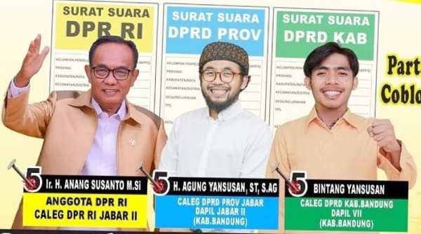 Cetak Sejarah, "Triple Five" Tandem Keluarga Sukses Meraih Suara Terbanyak di Dapilnya Masing-masing