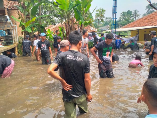 Hajatan Rakyat, Jaga NU Ajak Masyarakat Bedah Kolam