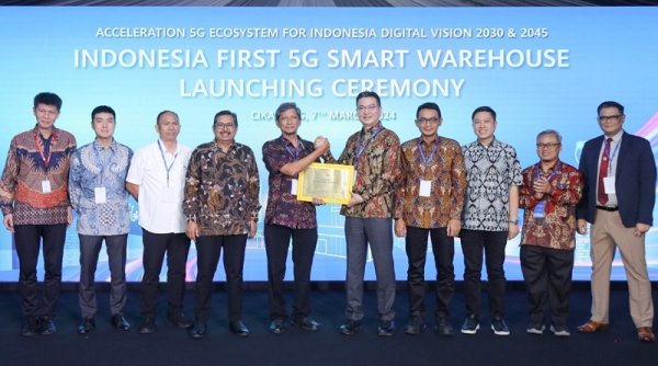 Telkomsel dan Huawei Resmikan 5G Smart Warehouse dan 5G Innovation Center Pertama di Indonesia