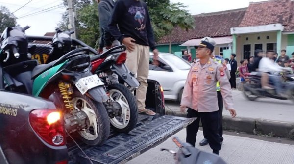 Terlibat Aksi Balapan Liar, 20 Motor Diamankan Polsek Majalaya