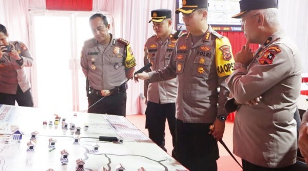Supervisi Mabes Polri Cek Kesiapan Pos Terpadu di Cileunyi
