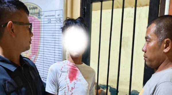 Polsek Cangkuang Amankan Diduga Pelaku Percobaan Pencurian Kotak Amal Mesjid