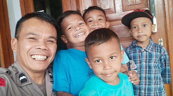Ketika Polisi Jadi Sahabat Anak, Ini yang Dilakukan Binmas Desa Cibiru Wetan