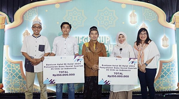 Semarak Halal bi Halal FIFGROUP, 35 Panti Asuhan Berbagi Kebahagiaan Bersama Ustadz Maulana