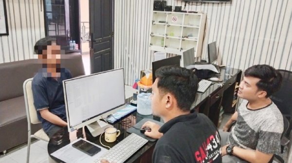 Lagi, Saber Pungli Kab. Bandung Tindak Terduga Pelaku Pungli di Pasar Malam Gading Tutuka