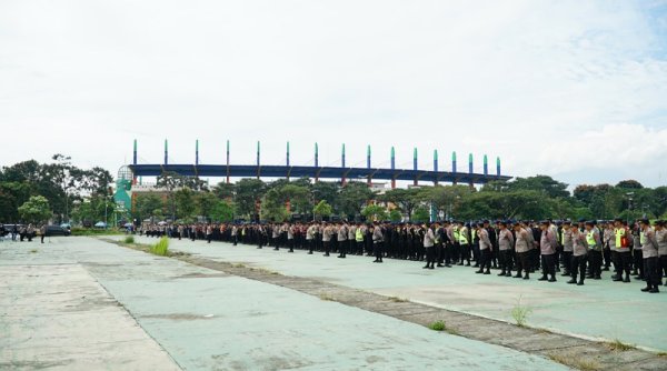 Ribuan Personil Gabungan Disiagakan untuk Pengamanan Persib vs Persebaya