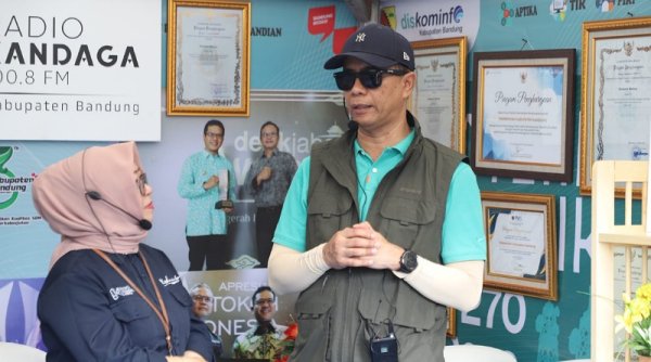 Semarak Hari Jadi ke-383 Kab. Bandung, Radio Kandaga 100.8 FM Gelar Talkshow