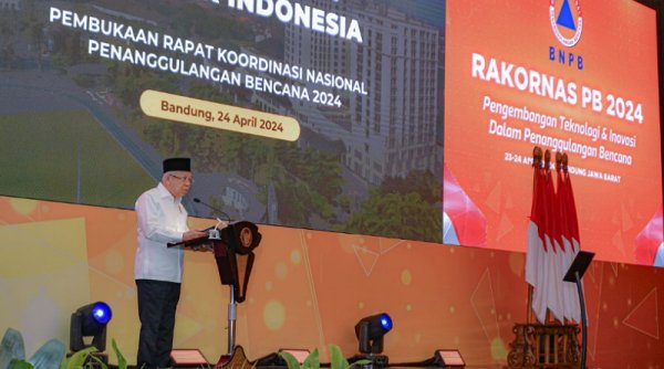 Rakornas di Bandung, Ini Arahan Wapres RI Soal Penanggulangan Bencana