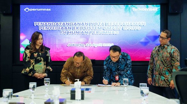 Perumnas dan Telkomsel Kolaborasi Hadirkan Konsep Hunian Smart Living untuk Milenial dan Gen-Z