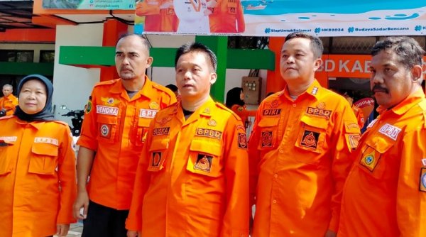 HKBN 2024, BPBD dan Jajaran OPD Kab. Bandung Bunyikan Kentongan Secara Serentak