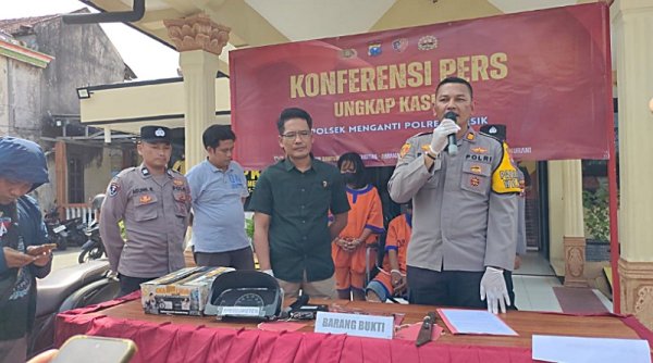 Diamankan Polsek Menganti, Pasutri Pencuri Speedometer Mobil Ternyata Residivis Curanmor