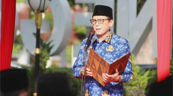 Pemkab Bojonegoro Gelar Upacara Hardiknas, Terus Gotong Royong untuk Gerakan Merdeka Belajar