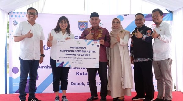 FIFGROUP Resmikan Kampung Berseri Astra (KBA) Binaan Pertama di Kota Depok