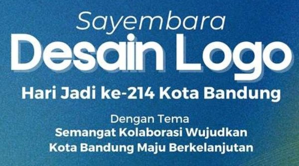 Disbudpar Gelar Lomba Logo Hari Jadi ke-214 Kota Bandung, Intip Nih Hadiahnya !