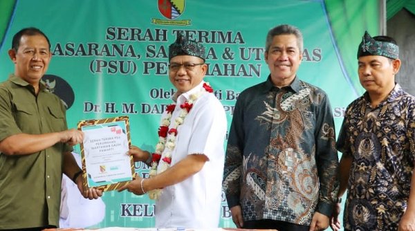 Hari Ini, Tujuh PSU Perumahan di Baleendah Diserahkan ke Pemkab Bandung