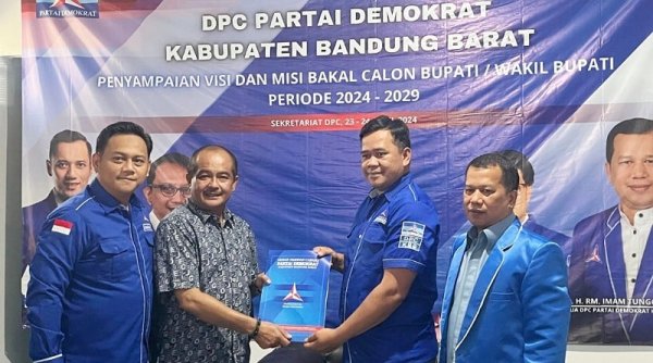 Daftar Cabup/Cawabup KBB ke Demokrat, Kang Yogi Tak Menyangka Didukung Kang DS