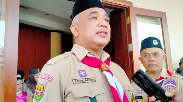 Saeful Bachri, "Program kerja Pramuka di setiap kecamatan harus sama dengan kabupaten"