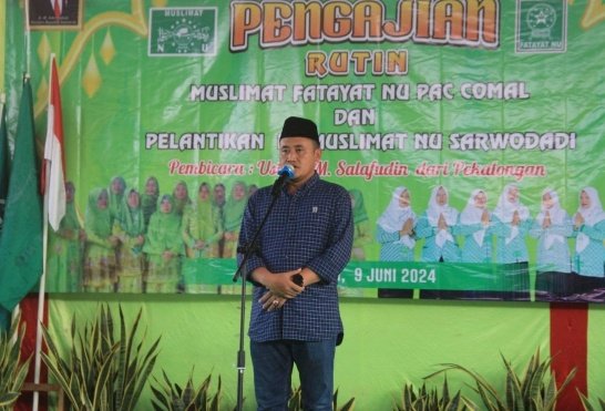 Bupati Pemalang Hadiri Pelantikan Muslimat NU Desa Sarwodadi: Harapan untuk Lebih Memberi Manfaat Bagi Masyarakat