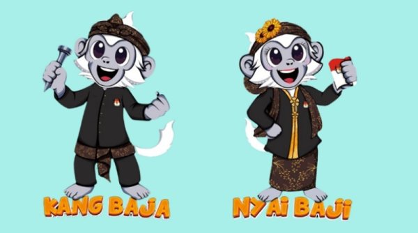 KPU Bandung Luncurkan Maskot Pilkada 2024 "Kang Baja" dan "Nyai Baji"